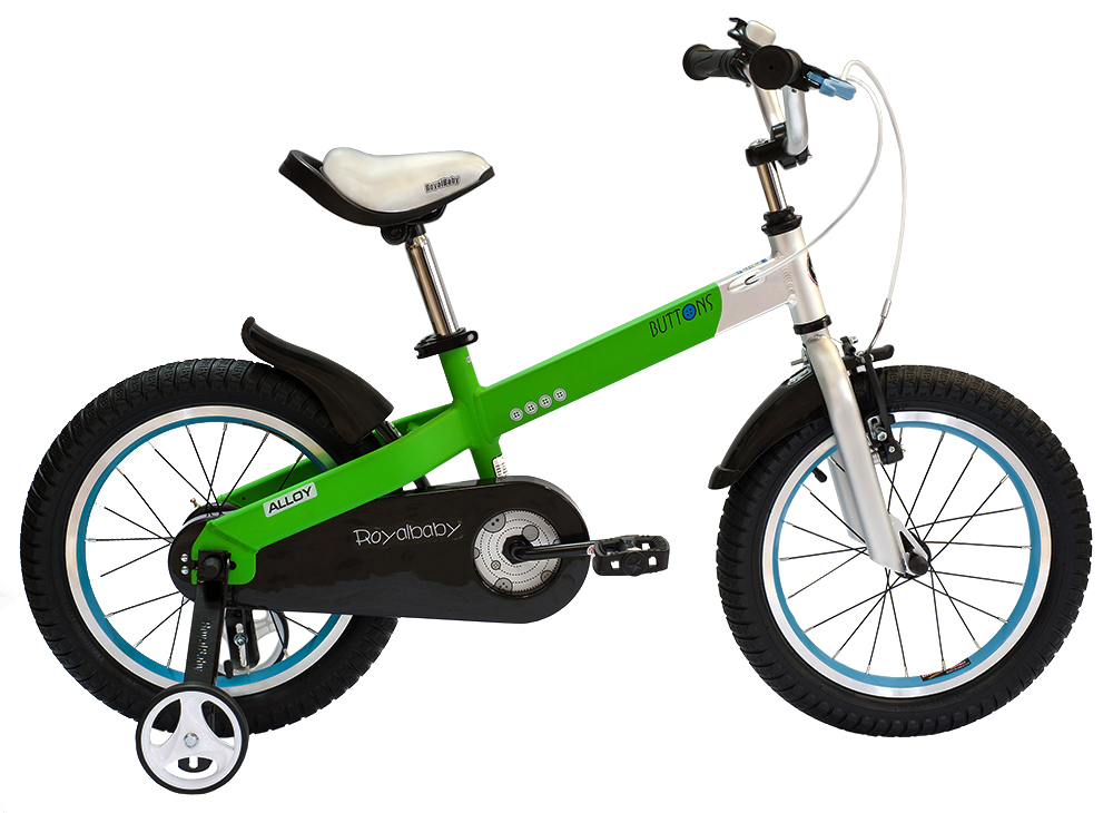 

Велосипед двухколесный ROYAL BABY BUTTONS ALLOY 18" Зеленый GREEN RB18-16, RB18-16