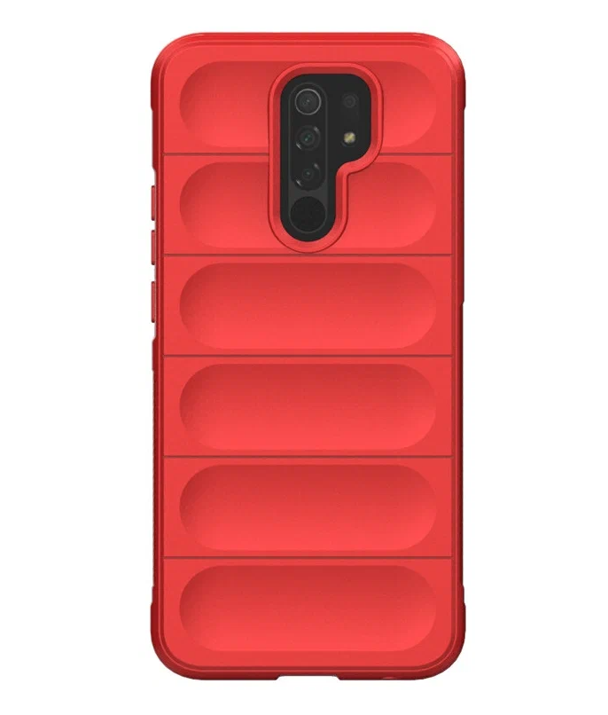 фото Противоударный чехол flexible case для xiaomi redmi 9 black panther