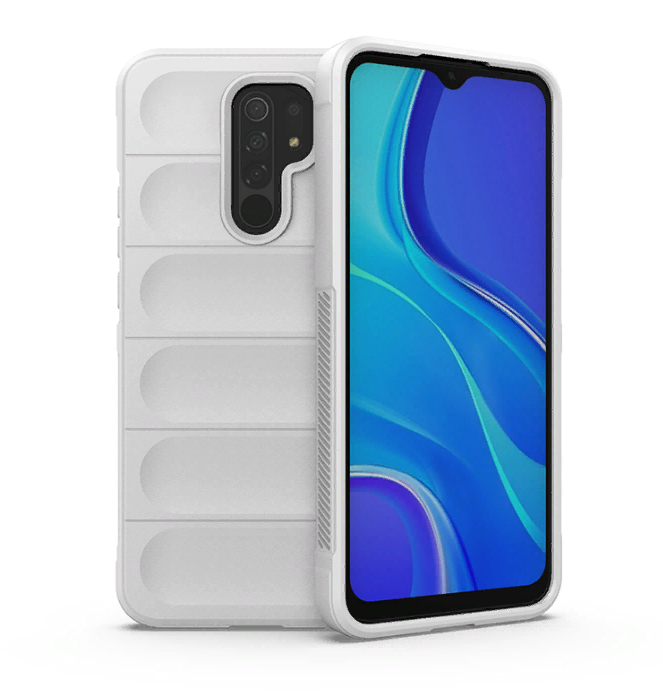 

Противоударный чехол Flexible Case для Xiaomi Redmi 9, Белый