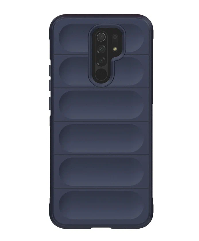 фото Противоударный чехол flexible case для xiaomi redmi 9 black panther