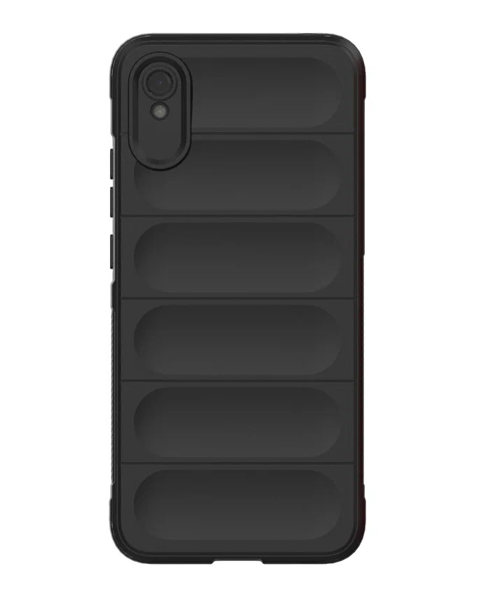 фото Противоударный чехол flexible case для xiaomi redmi 9a black panther