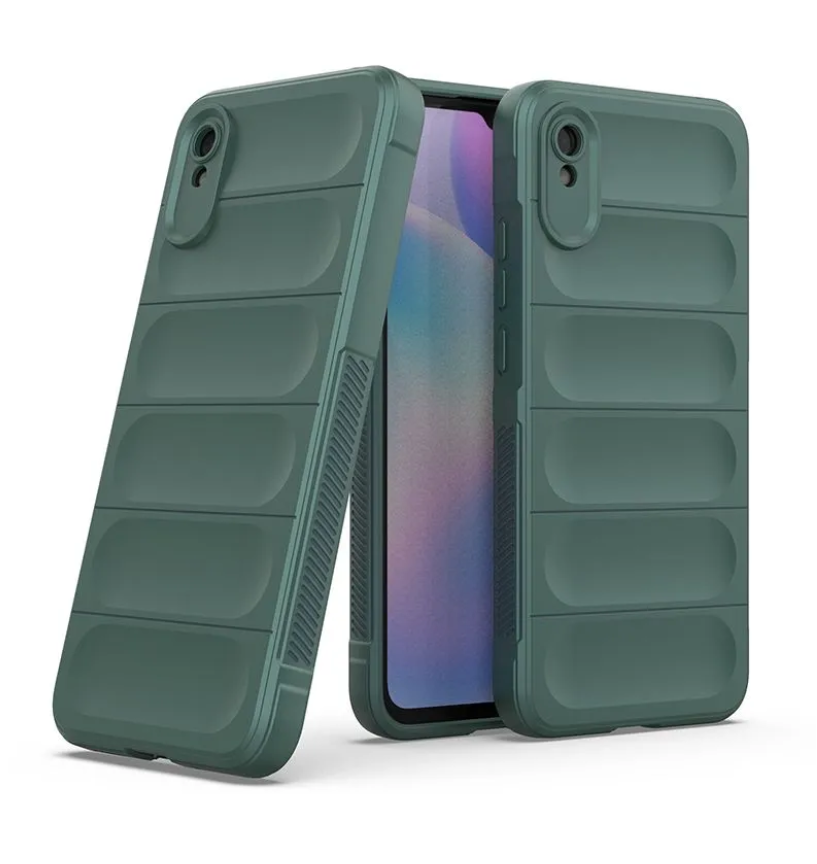 фото Противоударный чехол flexible case для xiaomi redmi 9a black panther