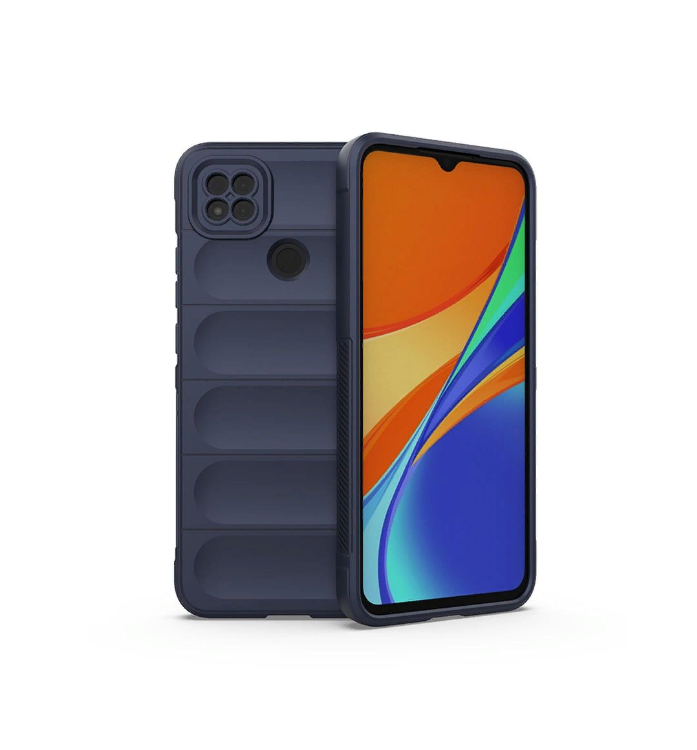 фото Противоударный чехол flexible case для xiaomi redmi 9c black panther