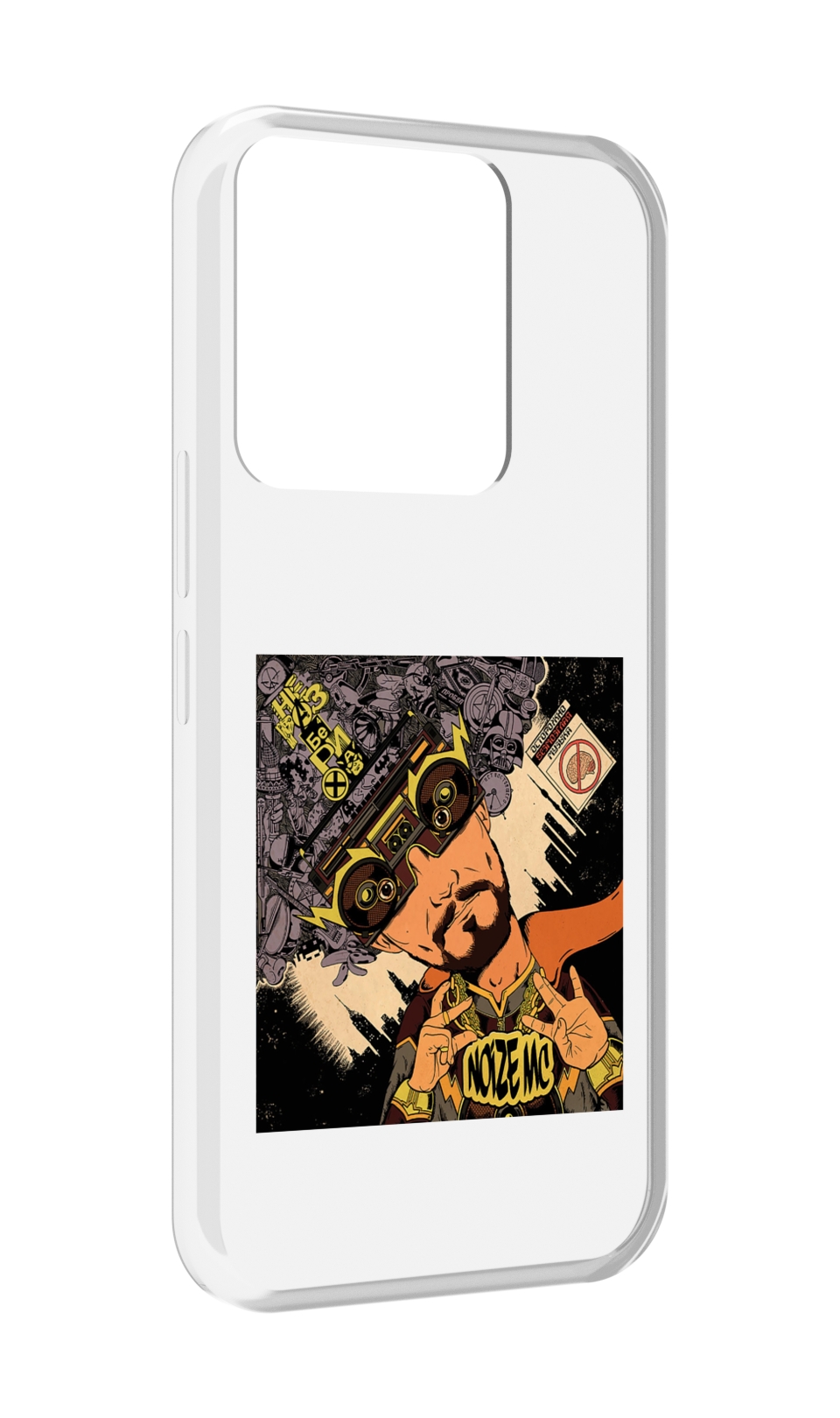 

Чехол MyPads Неразбериха Noize MC для Tecno Spark Go 2022 / Tecno Spark 8C, Прозрачный, Tocco