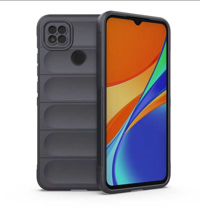 фото Противоударный чехол flexible case для xiaomi redmi 9c black panther