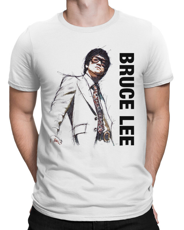 

Футболка мужская Dream Shirts Брюс Ли белая L, Белый, "Брюс Ли"