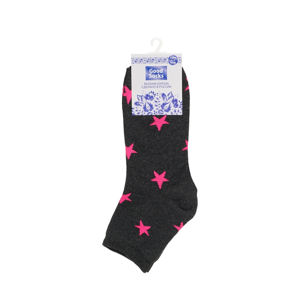 Носки женские Good Socks C992 черные 23-25