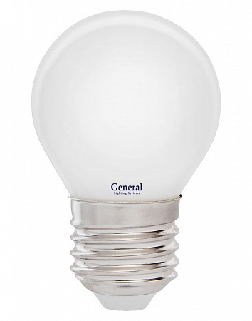 

Лампа GLDEN-G45S-M-8-230-E27-2700 FL 8W M G45 E27 6500 шар General