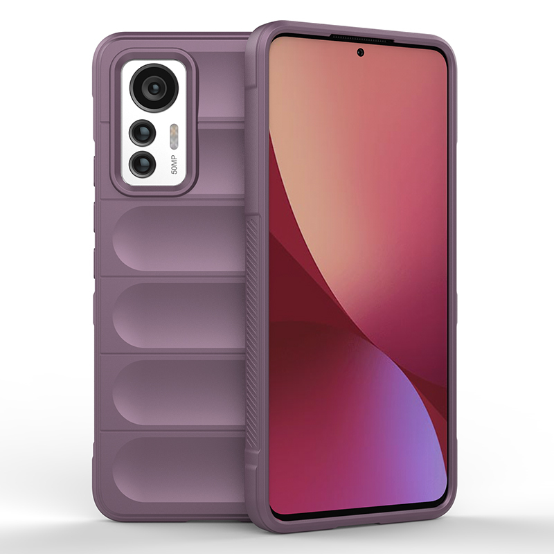 

Противоударный чехол Flexible Case для Xiaomi Mi 12 Lite, Фиолетовый