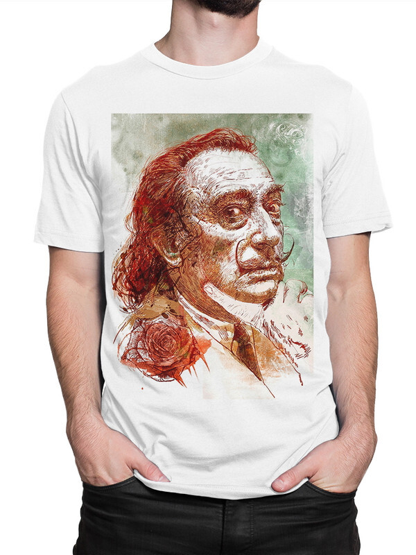 

Футболка мужская Dream Shirts Сальвадор Дали белая XS, Сальвадор Дали