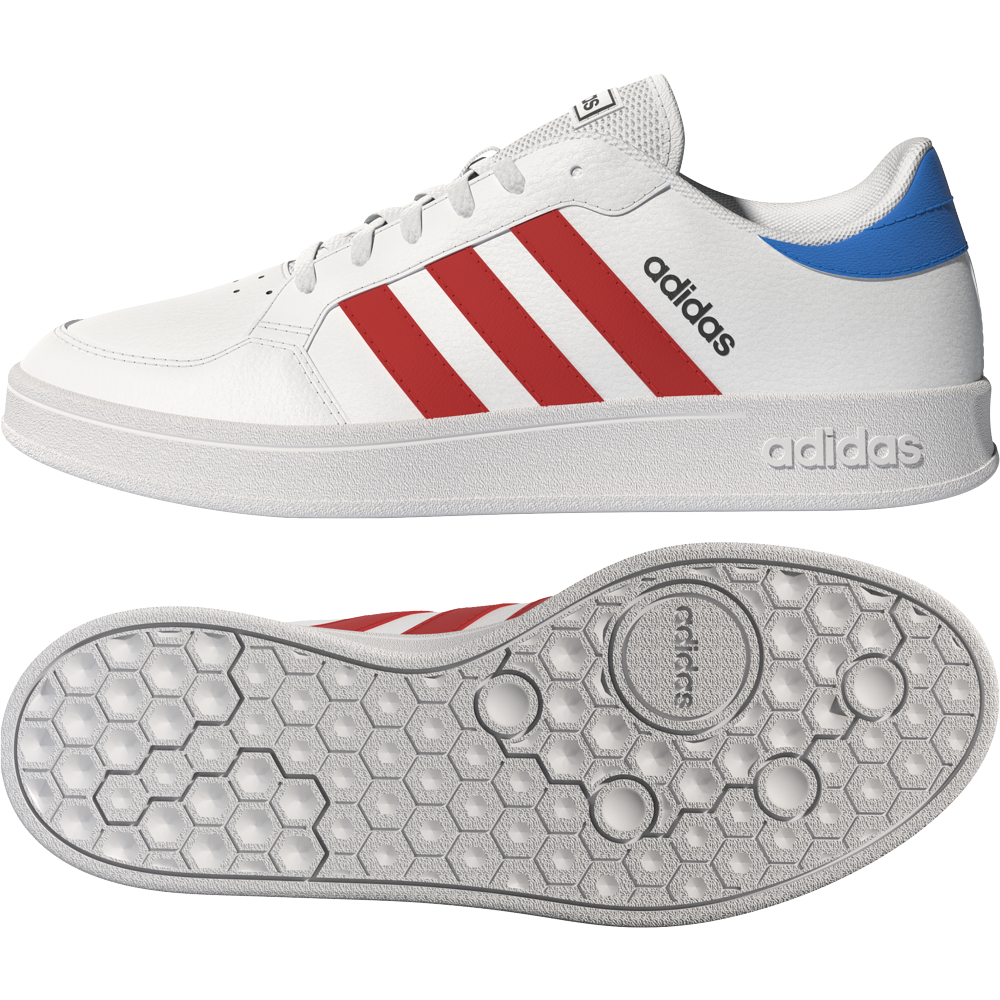

Кеды мужские Adidas Breaknet белые 10.5 UK, Breaknet