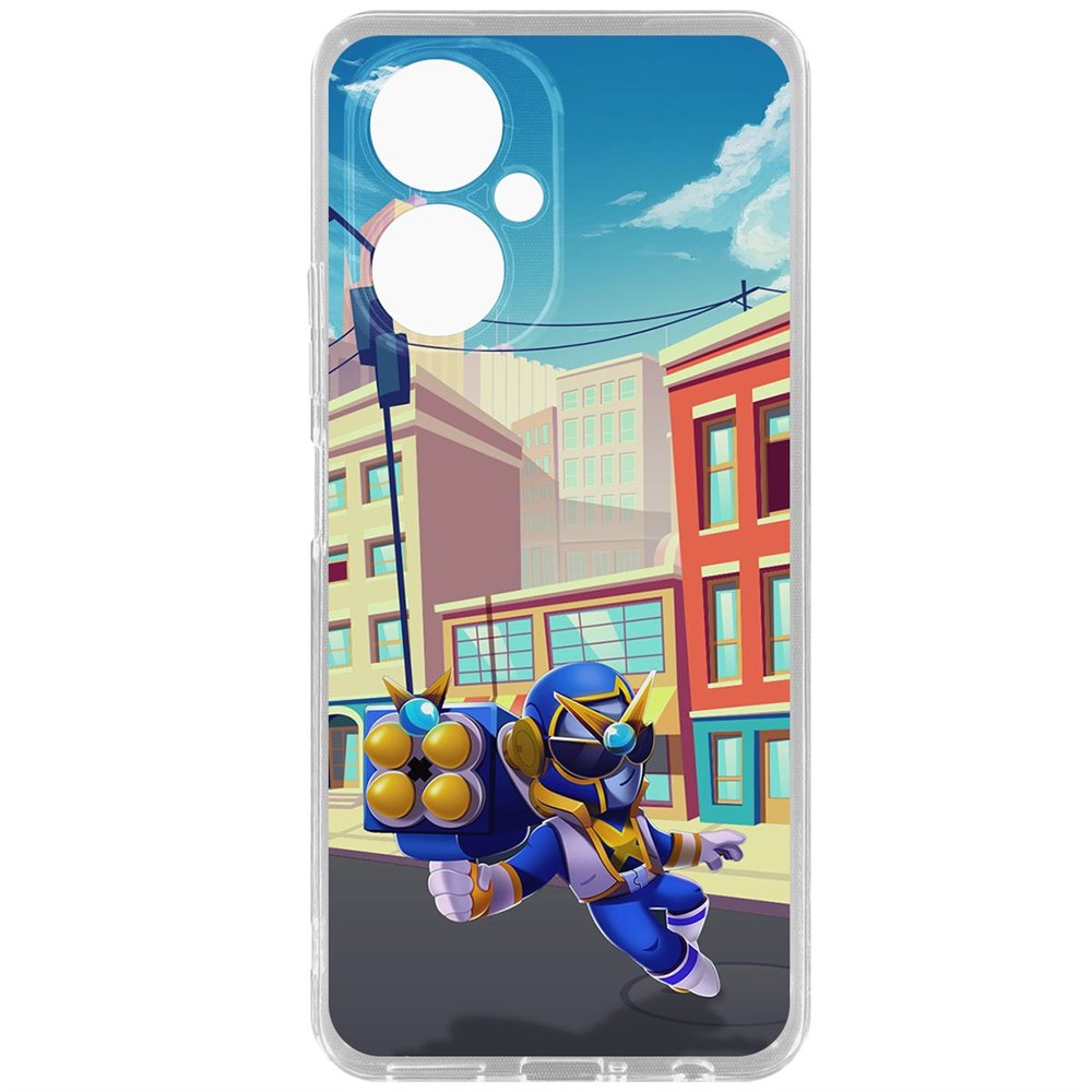 Чехол Brawl Stars-Супер Рейнджер Брок для Tecno Camon 19