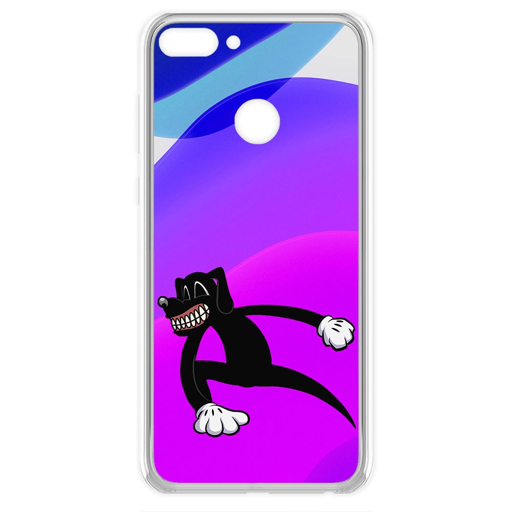 фото Чехол-накладка krutoff clear case хаги ваги - картун дог для huawei p smart