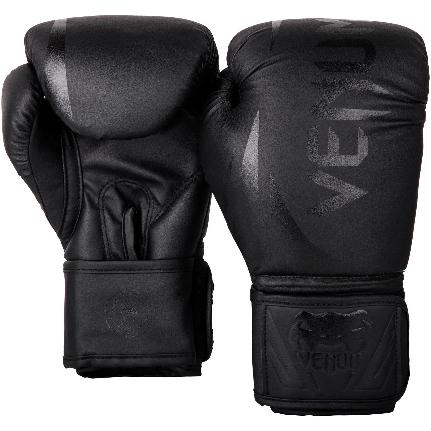 фото Перчатки боксерские детские venum challenger 2.0 kids black/black 8 oz