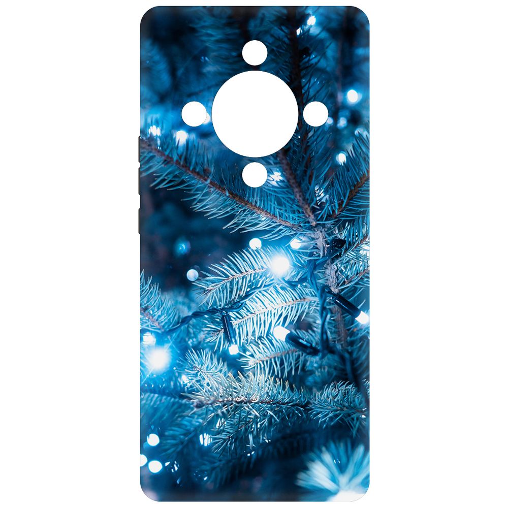 

Чехол-накладка Krutoff Soft Case Гирлянда для Honor X9b черный