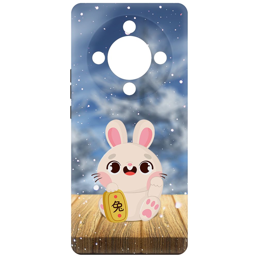 

Чехол-накладка Krutoff Soft Case Год кролика для Honor X9b черный