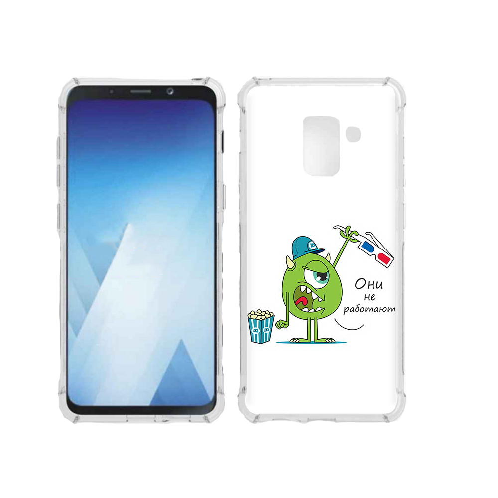 

Чехол MyPads Tocco для Samsung Galaxy A5 (2018) Очки не работают (PT95317.573.129), Прозрачный, Tocco