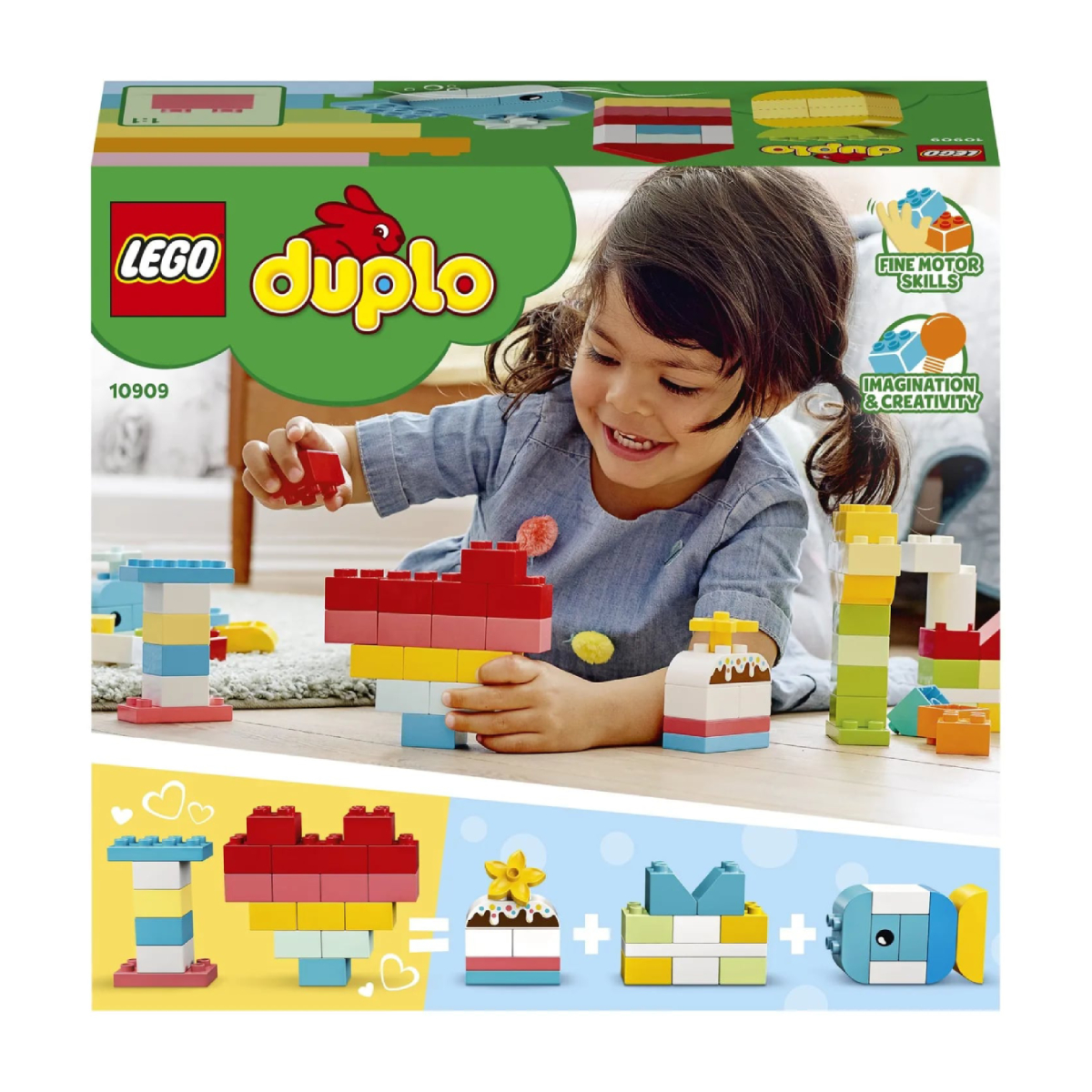 

Конструктор LEGO DUPLO Classic Шкатулка-сердечко 10909