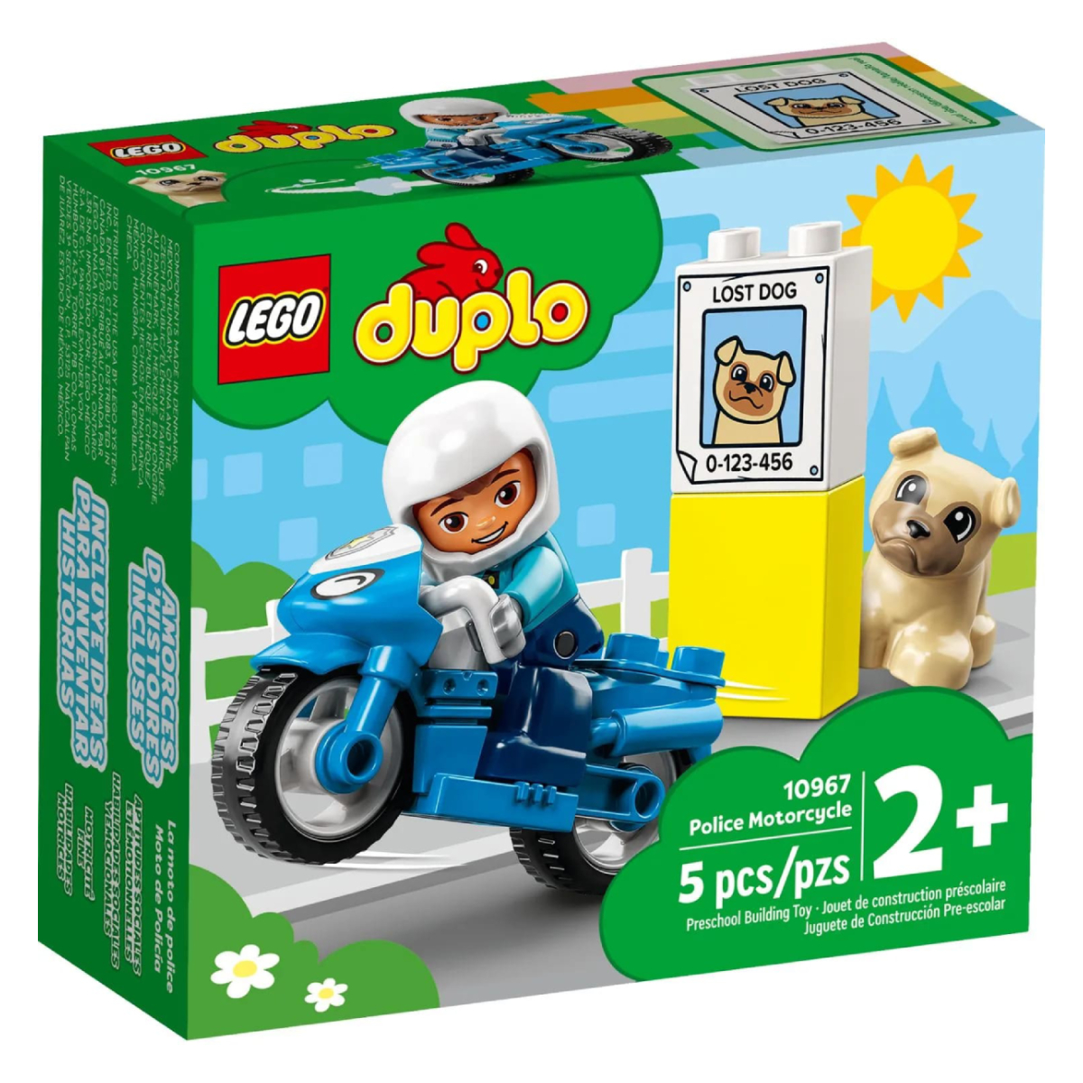 Конструктор LEGO DUPLO Полицейский мотоцикл 10967 1690₽