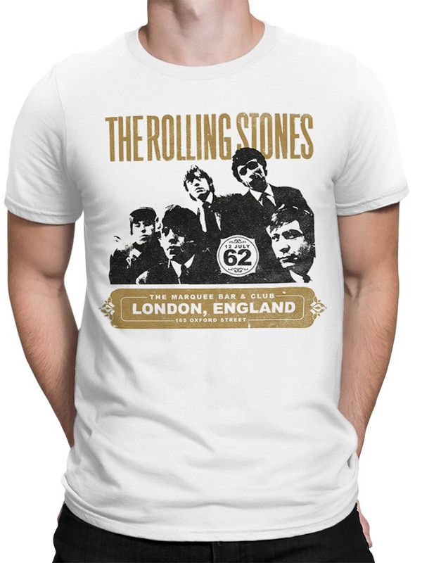 Футболка мужская DreamShirts Studio The Rolling Stones ROL-56142-2 белая S
