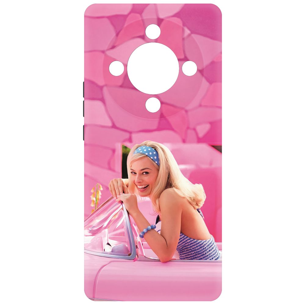 

Чехол-накладка Krutoff Soft Case Барби в розовом для Honor X9b черный