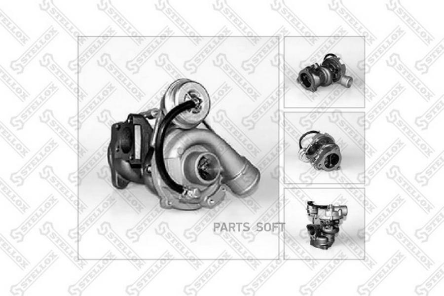 

STELLOX 1080300SX 10-80300-SX_турбокомпрессор \ Audi A4/A6 1.8T 4WD 97-05 () 1шт