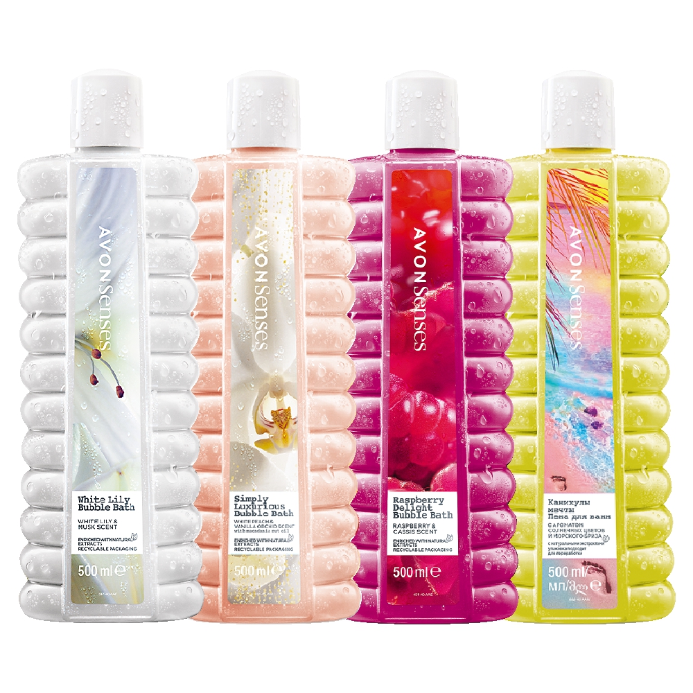 

Пена для ванны Avon Senses 4 шт 500 мл