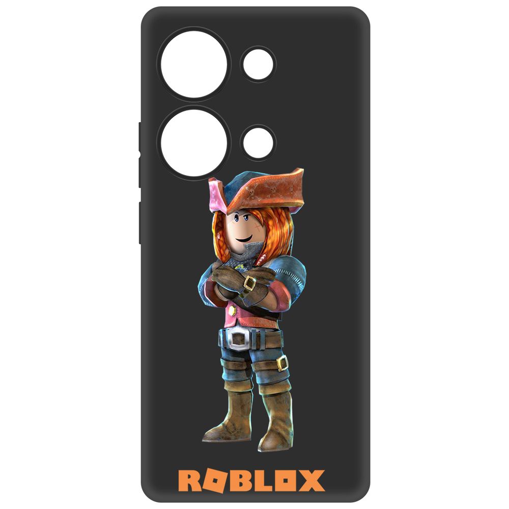 

Чехол-накладка Krutoff Soft Case Roblox-Эзебель для Xiaomi Redmi Note 13 Pro 4G черный
