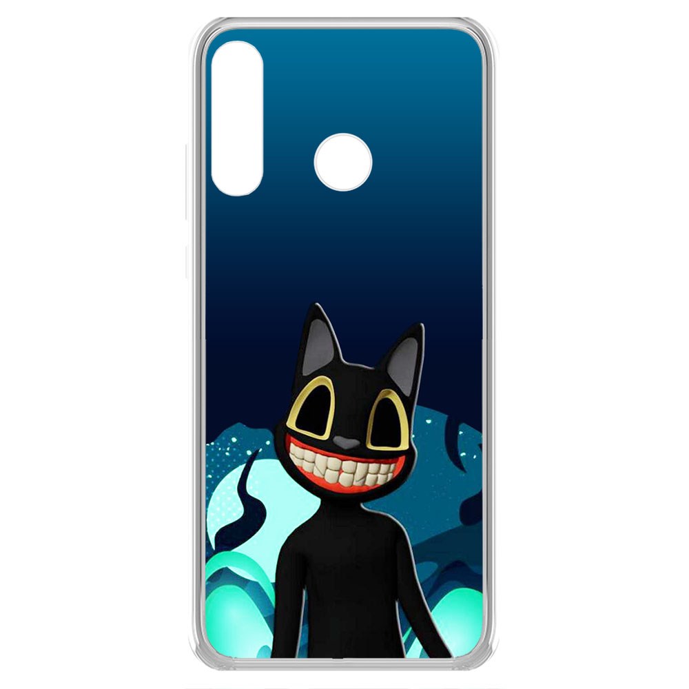 

Чехол-накладка Krutoff Clear Case Хаги Ваги - Картун Кэт для Huawei P30 Lite