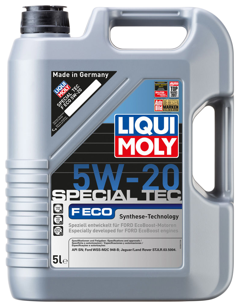 

Моторное масло LIQUI MOLY cинтетическое Sресiаl Тес F Есо 5W20 5л