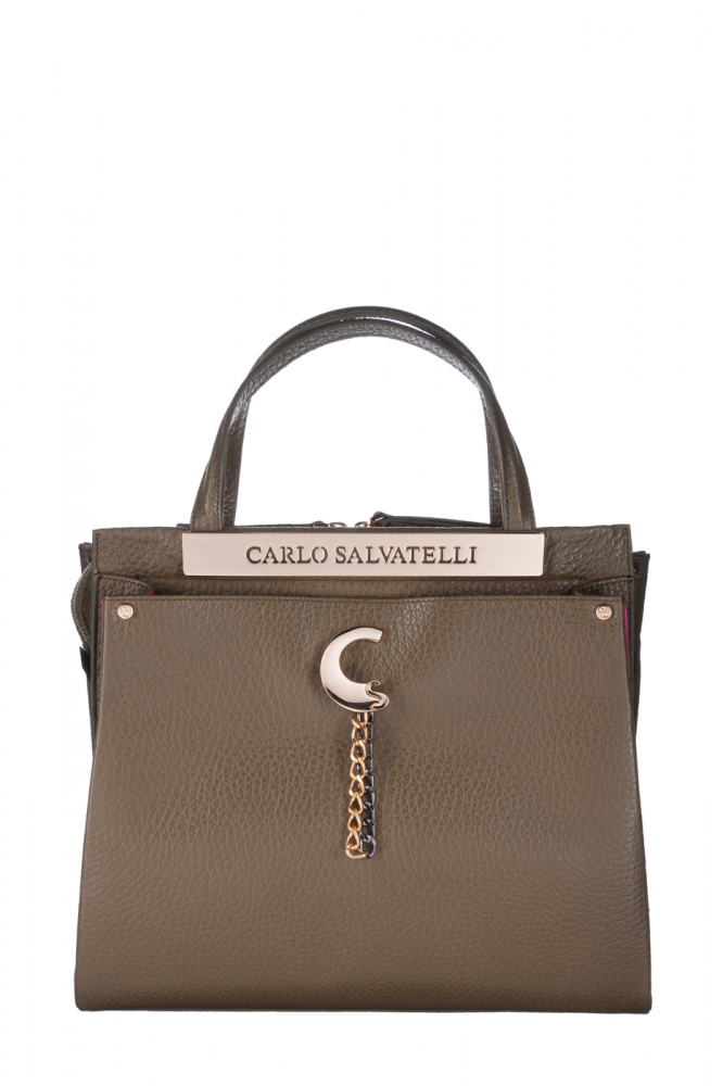 

Сумка женская Carlo Salvatelli 567CS оливковая, 567CS