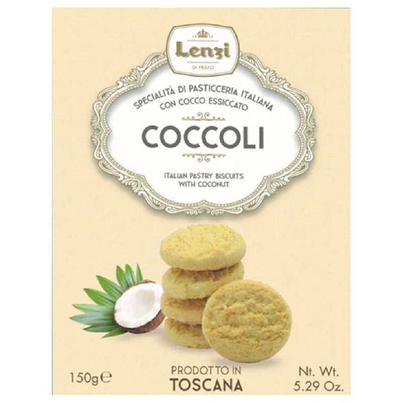 

Печенье LENZI Coccoli сдобное Кокос, 150 г, Coccoli