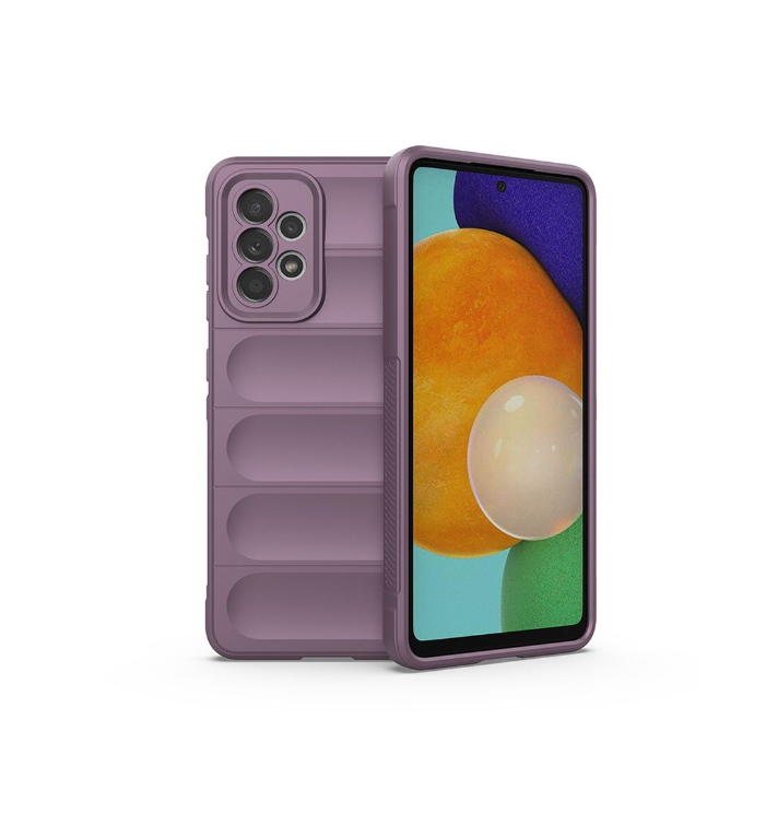

Противоударный чехол Flexible Case для Samsung Galaxy A73, Фиолетовый