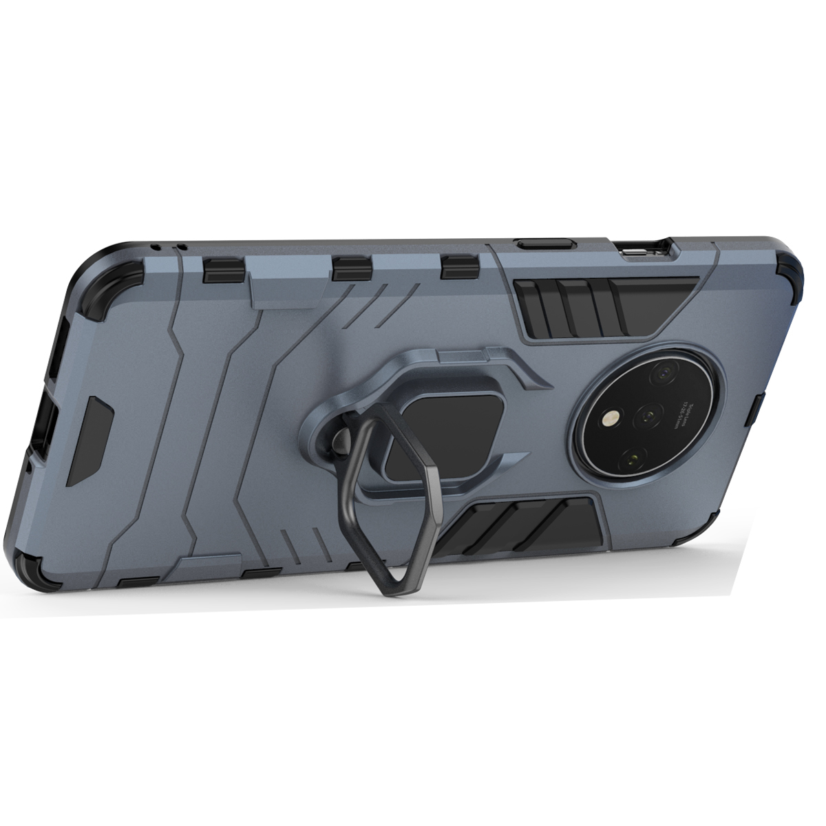 

Противоударный чехол с кольцом Panther Case для OnePlus 7T, Серый