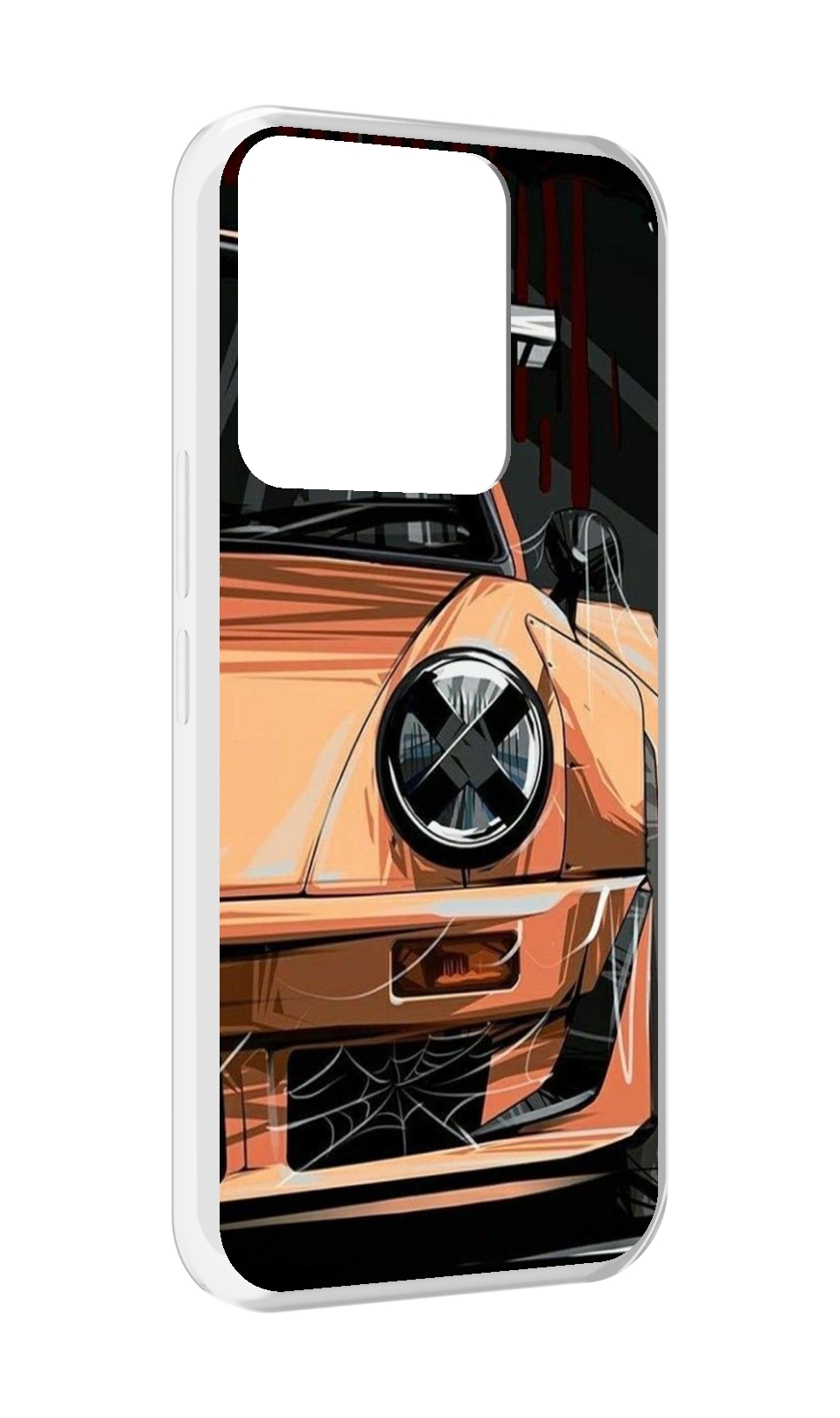 

Чехол MyPads Порш мужской для Tecno Spark Go 2022 / Tecno Spark 8C, Прозрачный, Tocco