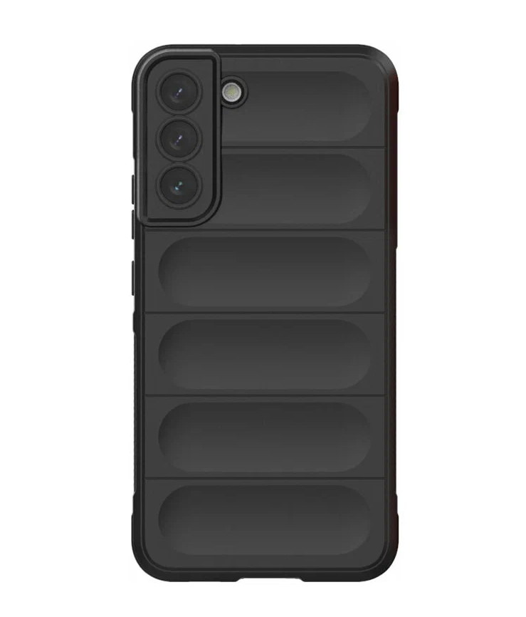 фото Противоударный чехол flexible case для samsung galaxy s21 fe black panther