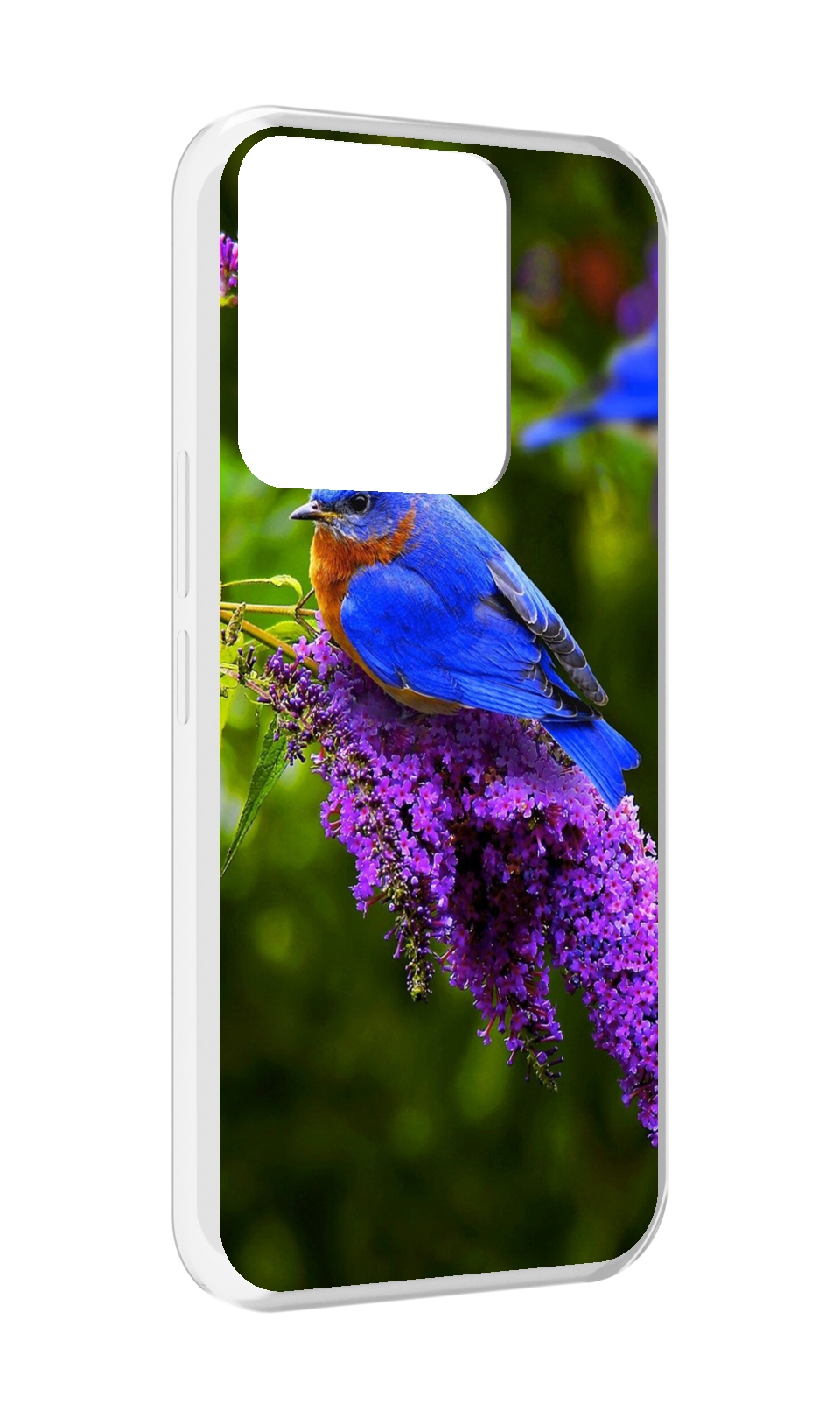 

Чехол MyPads Птица-сиреневая для Tecno Spark Go 2022 / Tecno Spark 8C, Прозрачный, Tocco