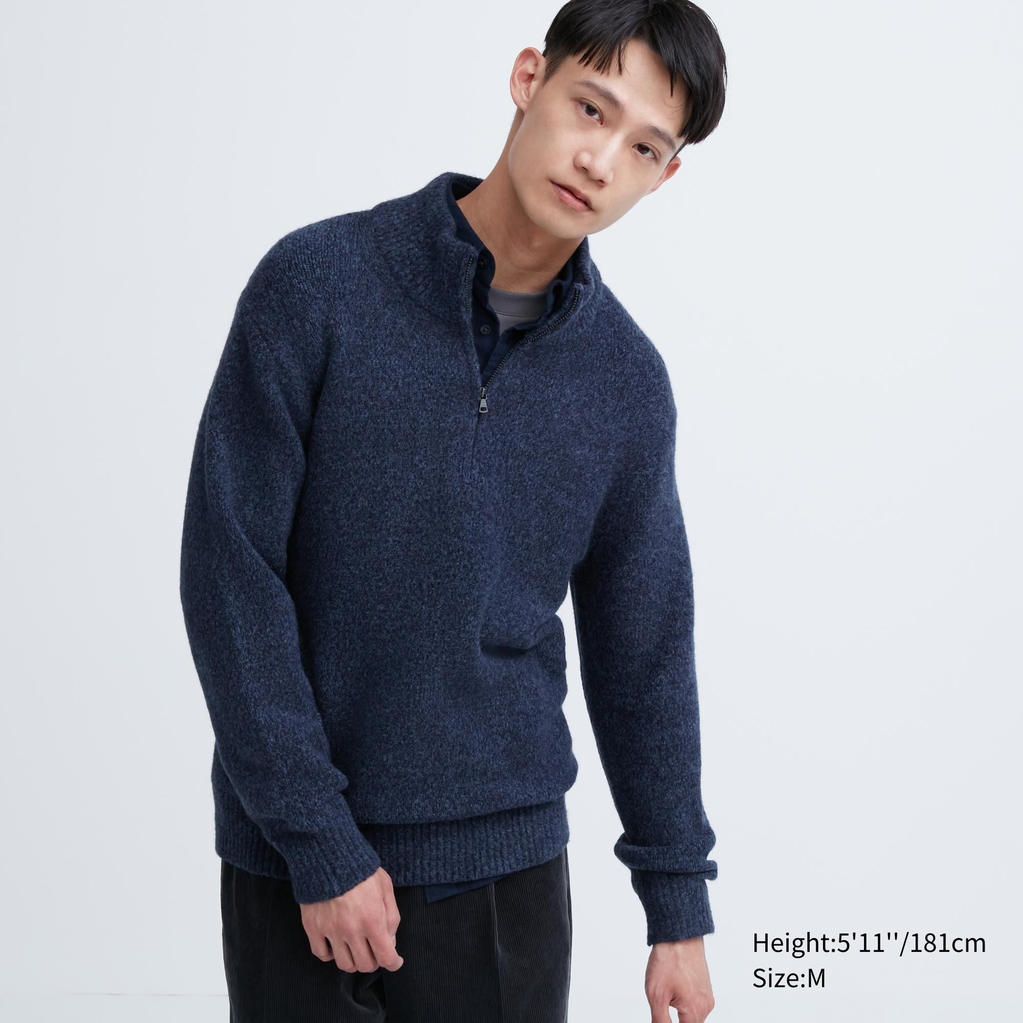 

Джемпер мужской UNIQLO 460948 синий L, 460948