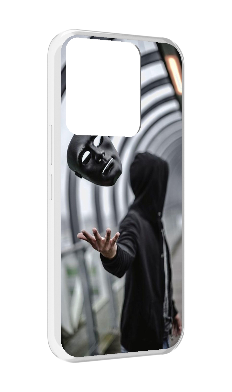 

Чехол MyPads Сними-маску для Tecno Spark Go 2022 / Tecno Spark 8C, Прозрачный, Tocco