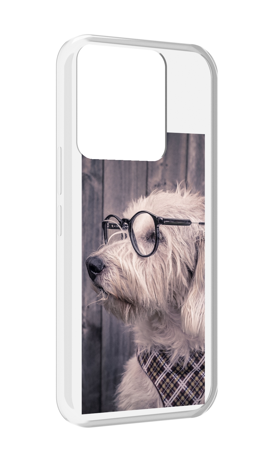 

Чехол MyPads Собака-в-очках для Tecno Spark Go 2022 / Tecno Spark 8C, Прозрачный, Tocco