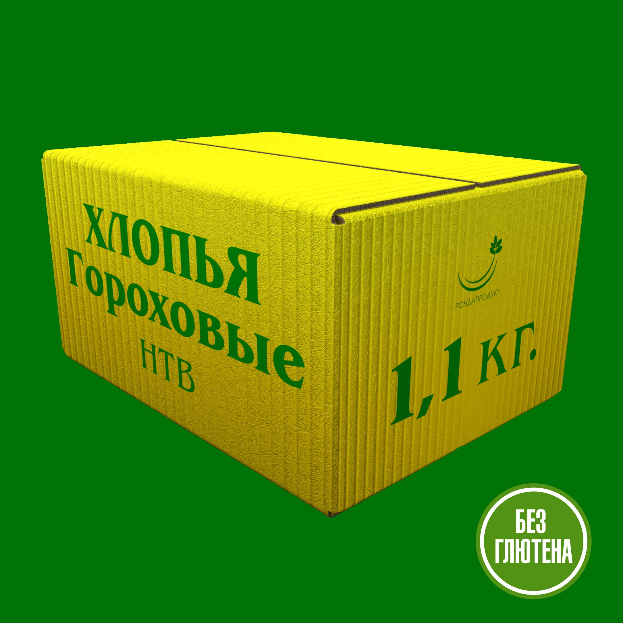 

Гороховые хлопья Рондапродукт не требующие варки, 1,1 кг, Гороховые хлопья