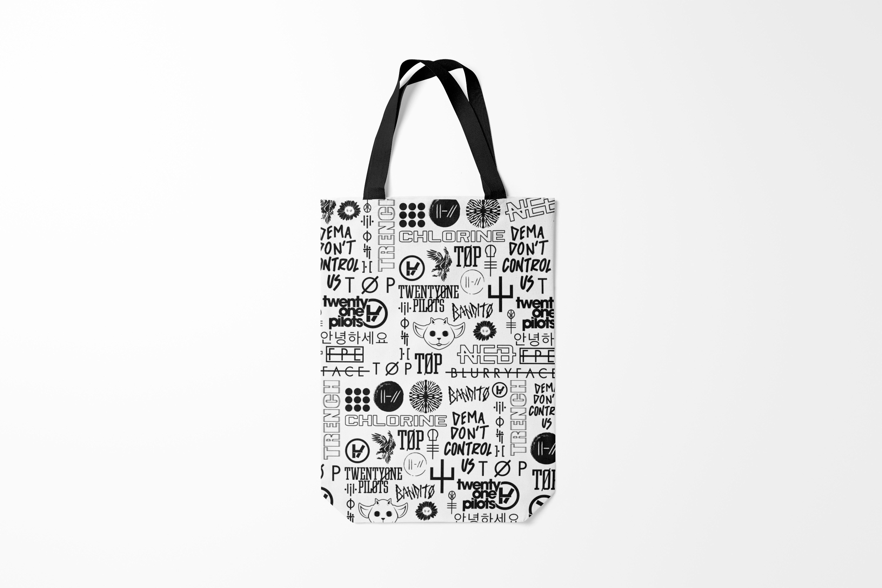 

Сумка шoппер унисекс Burnettie Twenty one pilots, разноцветный, Twenty one pilots