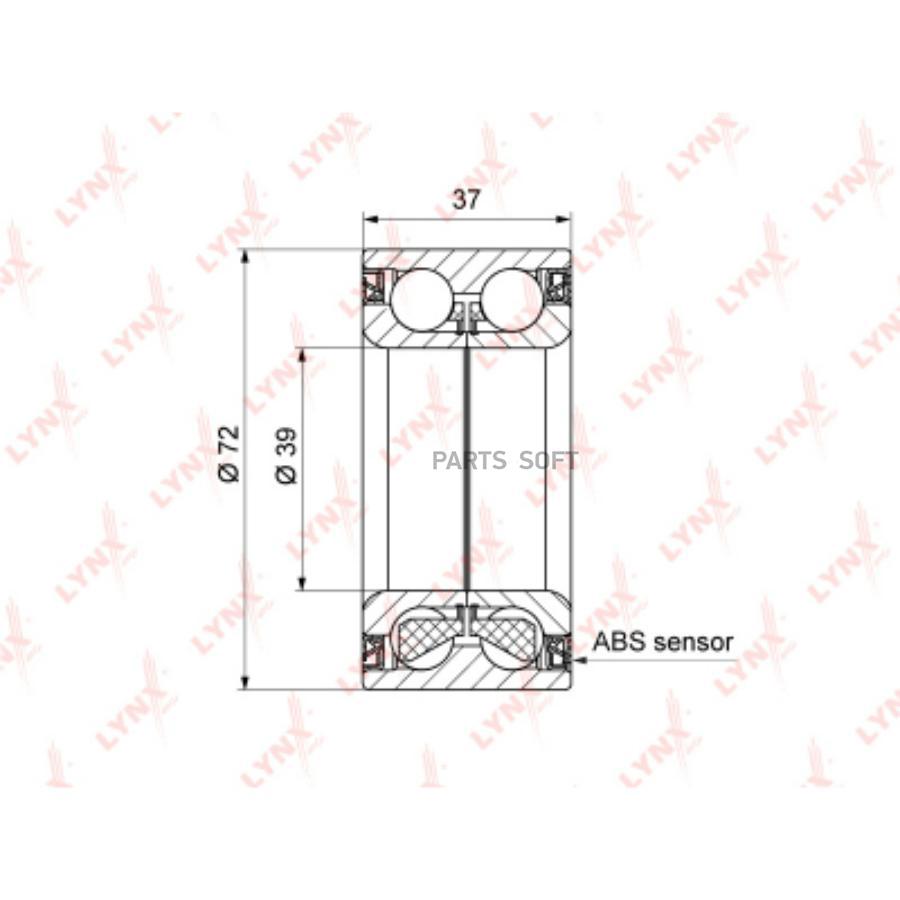 

Подшипник Пер.Ford Focus 98-04,Fusion,Fiesta V С A