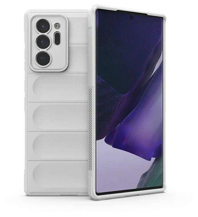 

Противоударный чехол Flexible Case для Samsung Galaxy Note 20 Ultra, Белый