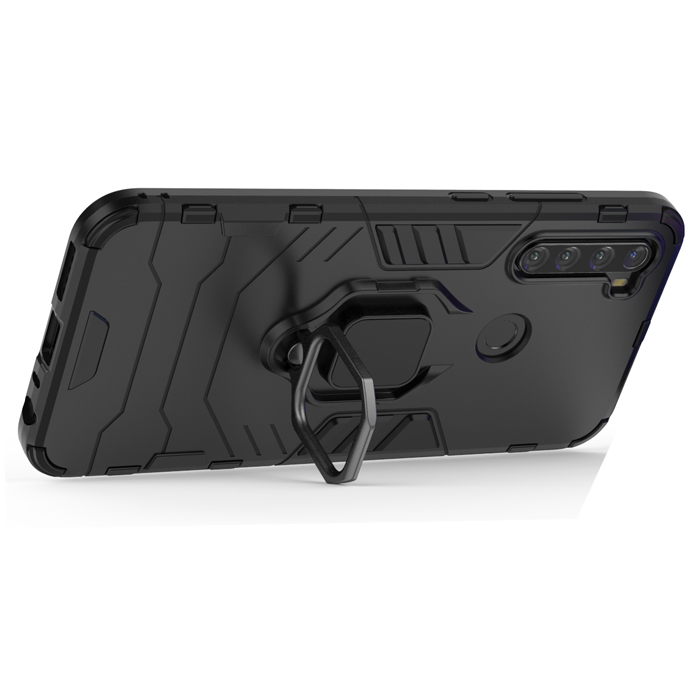 фото Противоударный чехол с кольцом panther case для xiaomi redmi note 8t black panther