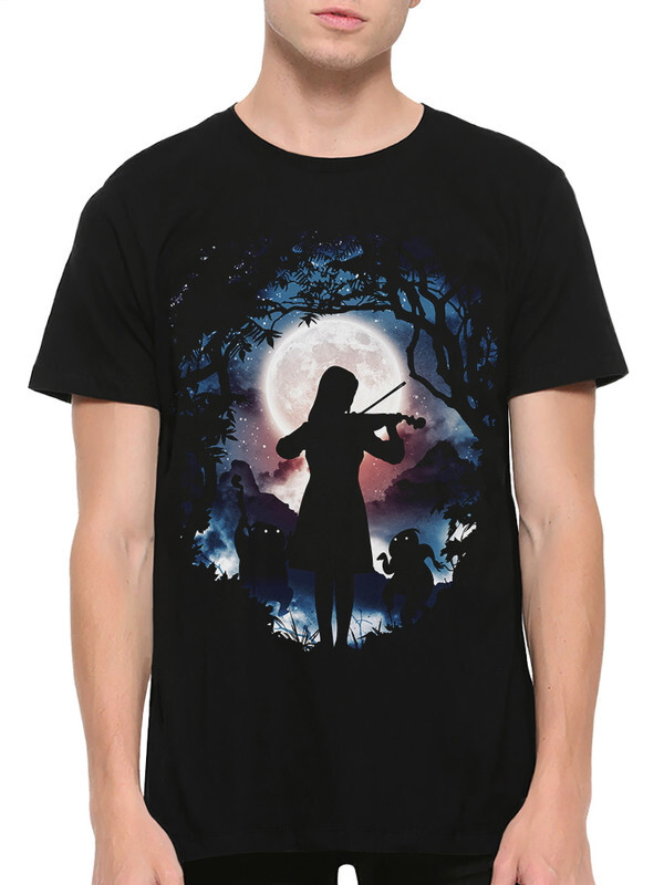 

Футболка мужская Dream Shirts Лесная Музыка черная S, Лесная Музыка