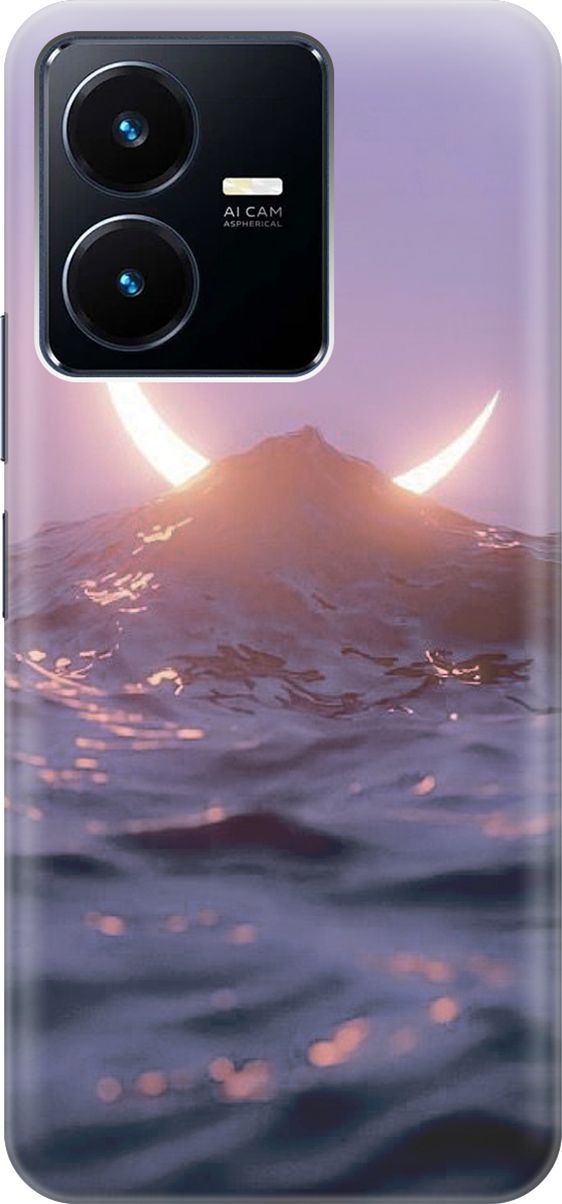 Силиконовый чехол на Vivo Y22 с принтом 