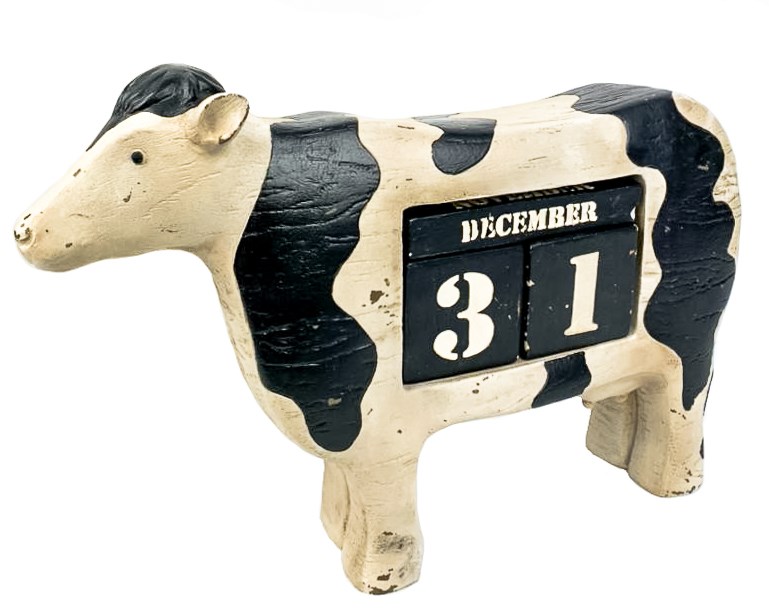 

Декоративный календарь Корова ДомРан 838-093