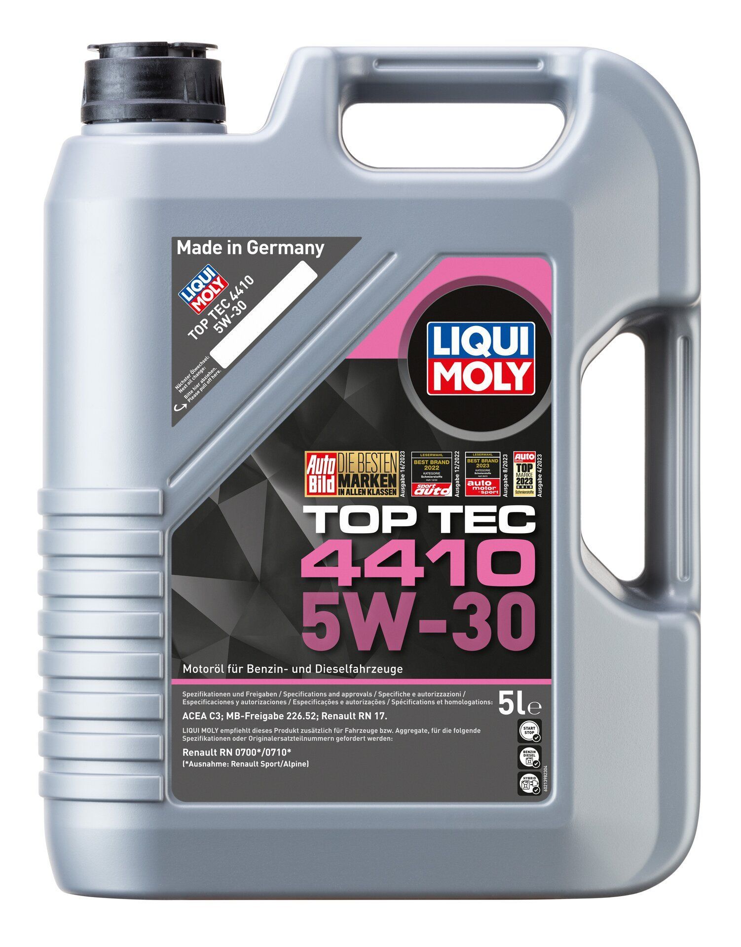 

Моторное масло Liqui Moly Top Tec 4410 5W30 5л, Top Tec 4410