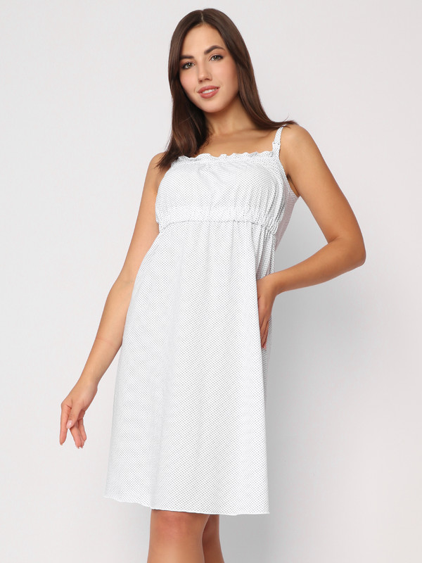 Ночная сорочка женская Fashion Margo СН0065 белая 44 RU